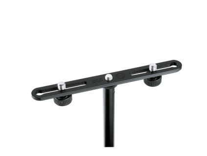 K&M 23550 držiak na stojan na dva mikrofóny