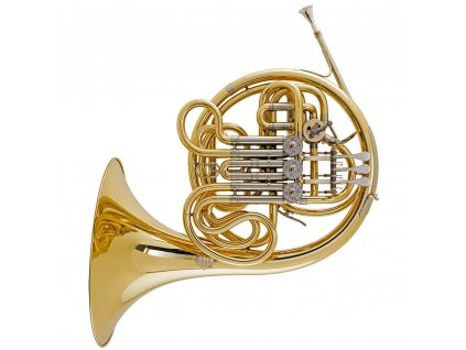 Gebr. Alexander Model 103 dvojitý F/B lesný roh (Povrchová úprava zlatomosadz)