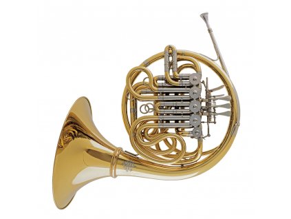 Gebr. Alexander Model 1104 dvojitý F/B lesný roh (Povrchová úprava zlatomosadz)