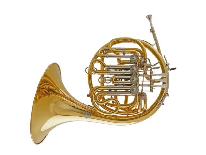 Gebr. Alexander Model 310 trojitý F/B/f alto lesný roh, kompenzačný (Povrchová úprava zlatomosadz)