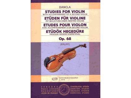 27907 studies for violin op 68 by charles dancla housle