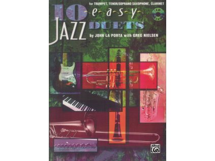 19048 10 easy jazz duets cd bb instrument