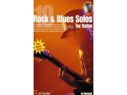 19072 10 rock blues solos for guitar cd kytara tabulatura