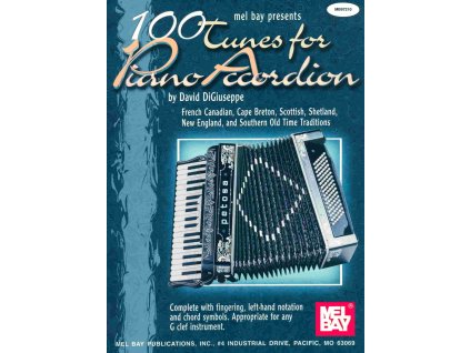 22435 100 tunes for piano accordion akordeon