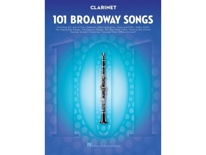 8563 101 broadway songs for clarinet 101 muzikalovych melodii pro klarinet