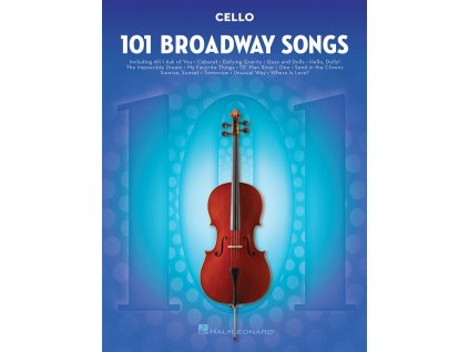 8275 101 broadway songs for violoncello 101 muzikalovych melodii pro violoncello