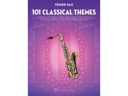 8176 101 classical themes for tenor sax tenorovy saxofon
