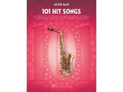 6733 101 hit songs for alto sax altovy saxofon
