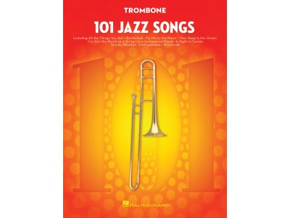 15934 101 jazz songs for trombone pozoun
