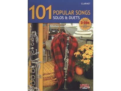 11815 101 popular songs solos duets 3x cd klarinet