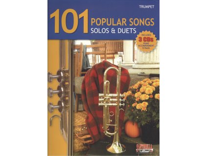 11812 101 popular songs solos duets 3x cd trumpeta trubka