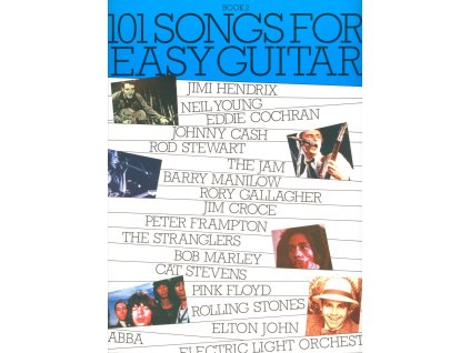 1654 101 songs for easy guitar 2 zpev akordy