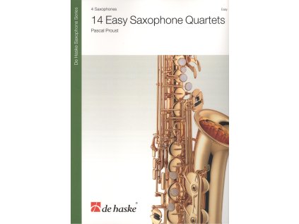 11404 14 easy saxophone quartets aaaa or tttt partitura party