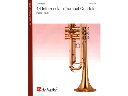 15730 14 intermediate trumpet quartets partitura party
