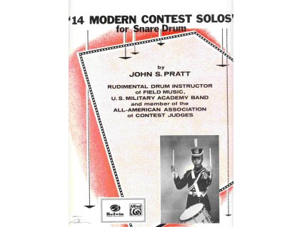 26827 14 modern contest solos for snare drum
