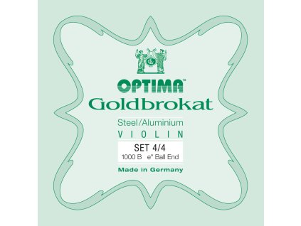 Optima Goldbrokat sada strún na husle