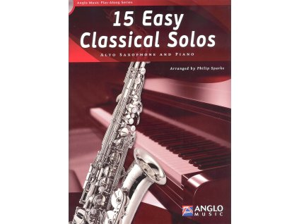 1834 15 easy classical solos cd altovy saxofon a klavir