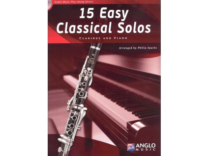 1837 15 easy classical solos cd klarinet a klavir