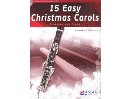 4273 15 easy christmas carols cd klarinet a klavir