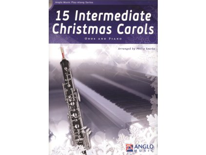 5647 15 intermediate christmas carols cd hoboj a klavir