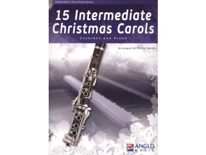 5632 15 intermediate christmas carols cd klarinet a klavir