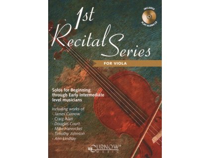 8857 1st recital series cd viola solovy sesit