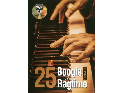 11110 25 boogie ragtime dvd audio video 25 snadnych jazzovych skladeb pro klavir