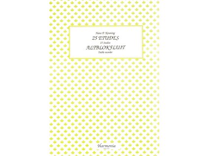 3169 25 etudes altblokfluit 25 etud pro altovou zobcovou fletnu