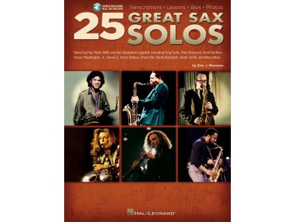 1054 25 great sax solos audio online notove prepisy sol zivotopisy fotografie