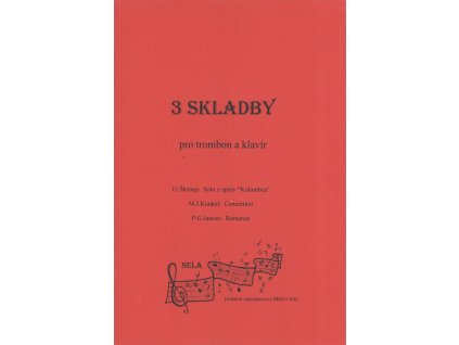 25222 3 skladby pro trombon klavir skroup kunkel jansen