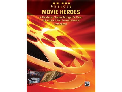 15478 5 finger movie heroes devet melodii filmovych hrdinu pro 5 prstu na klavir