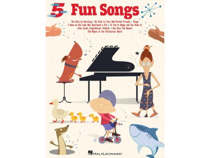 18100 5 finger piano fun songs osm zabavnych skladbicek pro 5 prstu na klavir