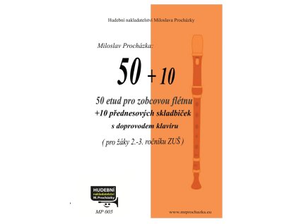11374 50 etud 10 prednesovych skladbicek s klavirnim doprovodem zobcova fletna