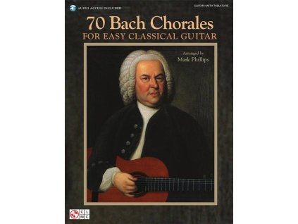 29734 70 bach chorales for easy classical guitar audio online kytara tabulatura