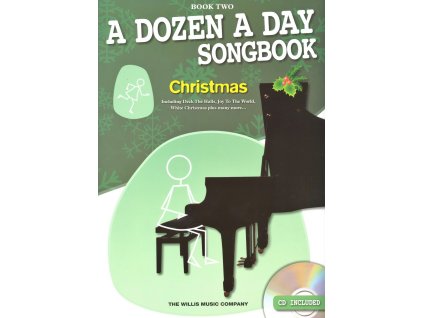 2317 a dozen a day christmas songbook 2 cd klavir