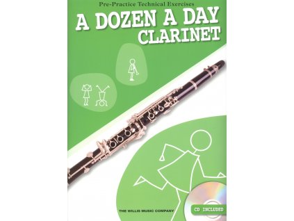 2764 a dozen a day pre practice technical exercises cd klarinet