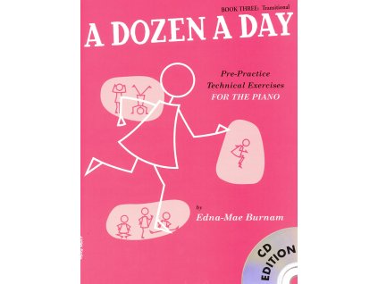 814 a dozen a day by edna mae burnam 3 transitional cd klavir