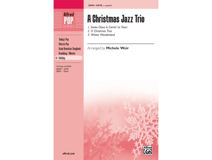 24397 a christmas jazz trio satb a cappella