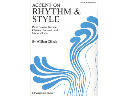 136 accent on rhythm style by william gillock klavir