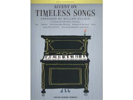 8983 accent on timeless songs arr william gillock klavir