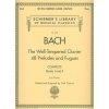 22843 bach the well tempered clavier dobre temperovany klavir complete books 1 2