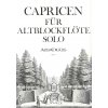 29119 capricen fur altblockflote solo skladby pro zobcovou fletnu
