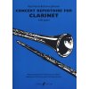 9121 concert repertoire for clarinet klarinet a klavir