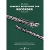 9127 concert repertoire for recorder zobcova fletna a klavir