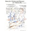 6544 duets for clarinet and bassoon violoncello for beginners dueta pro klarinet a fagot violoncello