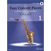 8968 easy concert pieces 1 audio online altovy saxofon a klavir snadne prednesove skladby