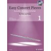 8974 easy concert pieces 1 cd snadne koncertni skladby pro pricnou fletnu a klavir