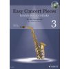 13705 easy concert pieces 3 cd altovy saxofon a klavir snadne prednesove skladby