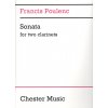 11677 francis poulenc sonata for two clarinets skladba pro dva klarinety bb a