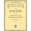 5443 kayser 36 elementary and progressive studies for the viola op 20 viola